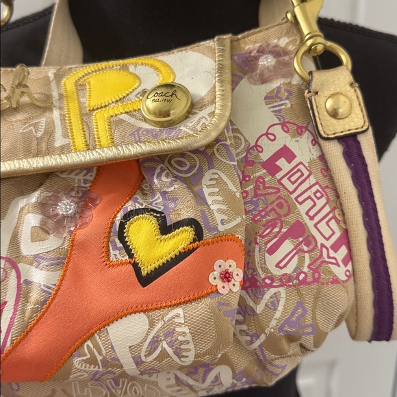 Coach Poppy Graffiti Groovy 15040 handbag 3 tags - Picture 10 of 14